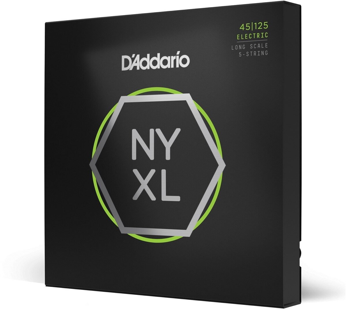 D'Addario NYXL Long Scale Nickel Wound Electric Bass Strings, 5-String