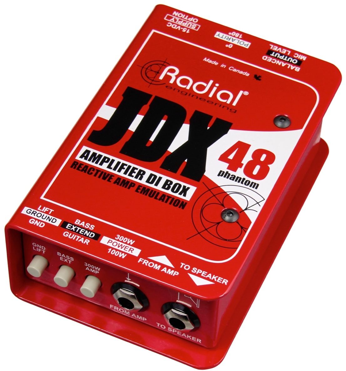 Radial JDX 48 Phantom Power Guitar Speaker Emulator