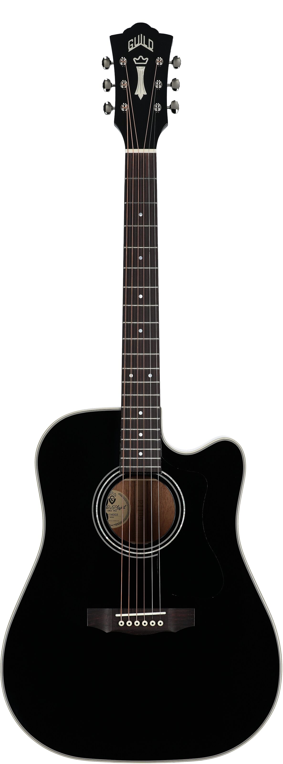 Guild D-140CE Dreadnought Acoustic-Electric Guitar (with Gig Bag) 2 Guild D-140CE Dreadnought Acoustic-Electric Guitar (with Gig Bag)