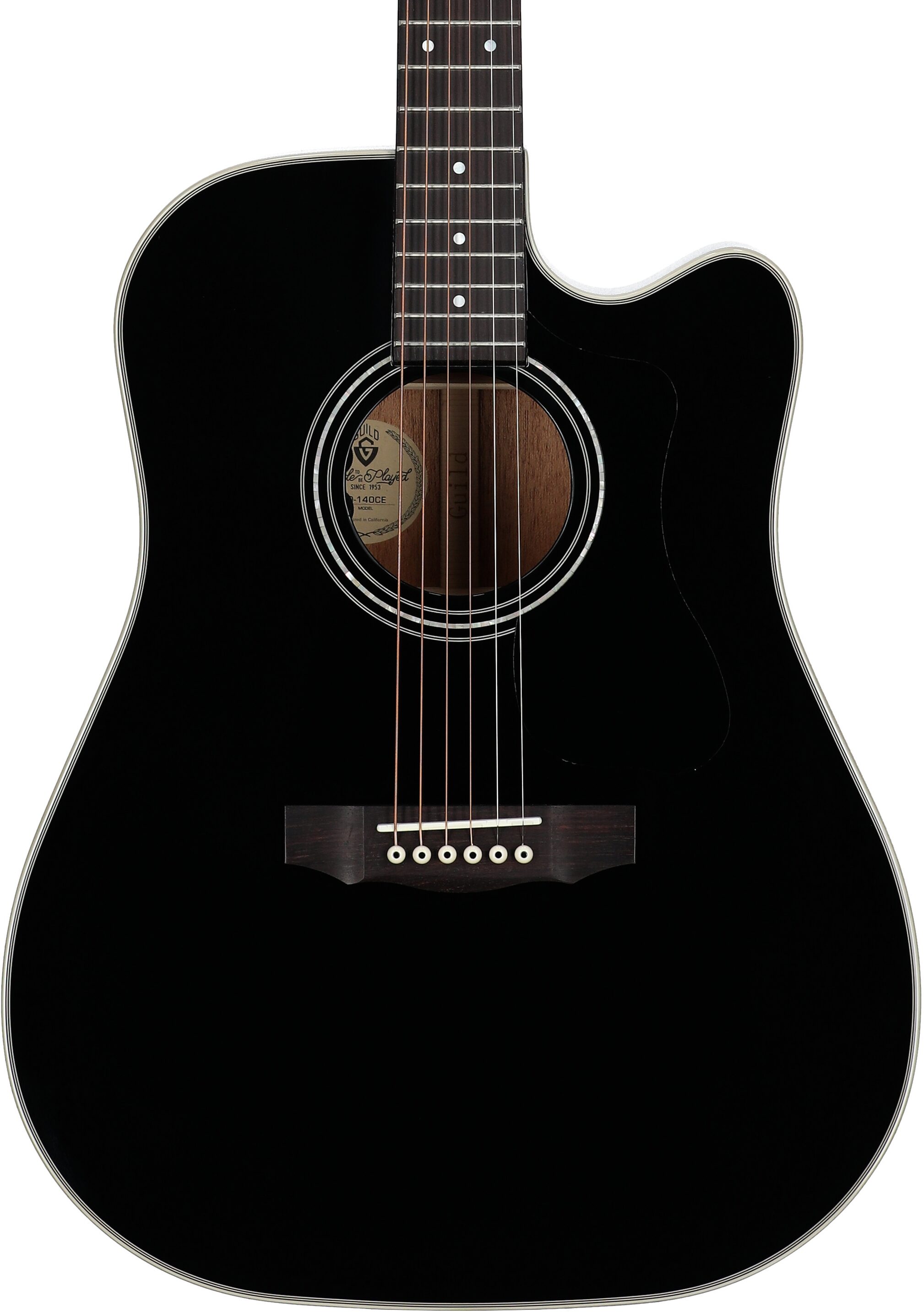 Guild D-140CE Dreadnought Acoustic-Electric Guitar (with Gig Bag) 5 Guild D-140CE Dreadnought Acoustic-Electric Guitar (with Gig Bag)