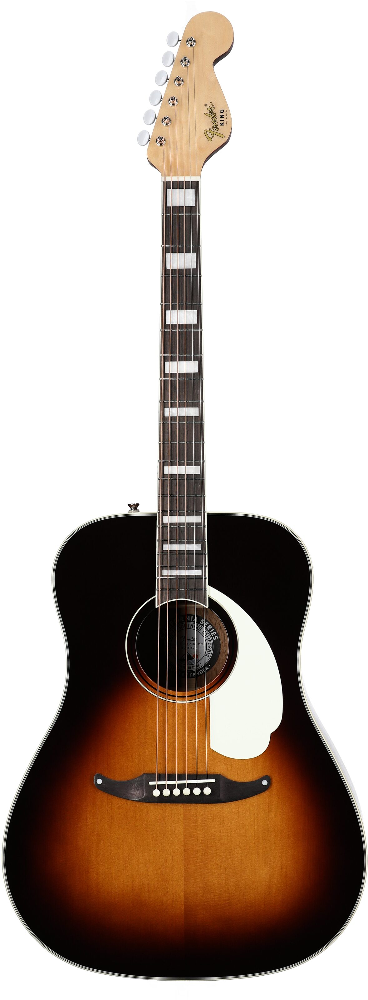 Fender King Vintage Acoustic-Electric Guitar (with Case) 2 Fender King Vintage Acoustic-Electric Guitar (with Case)
