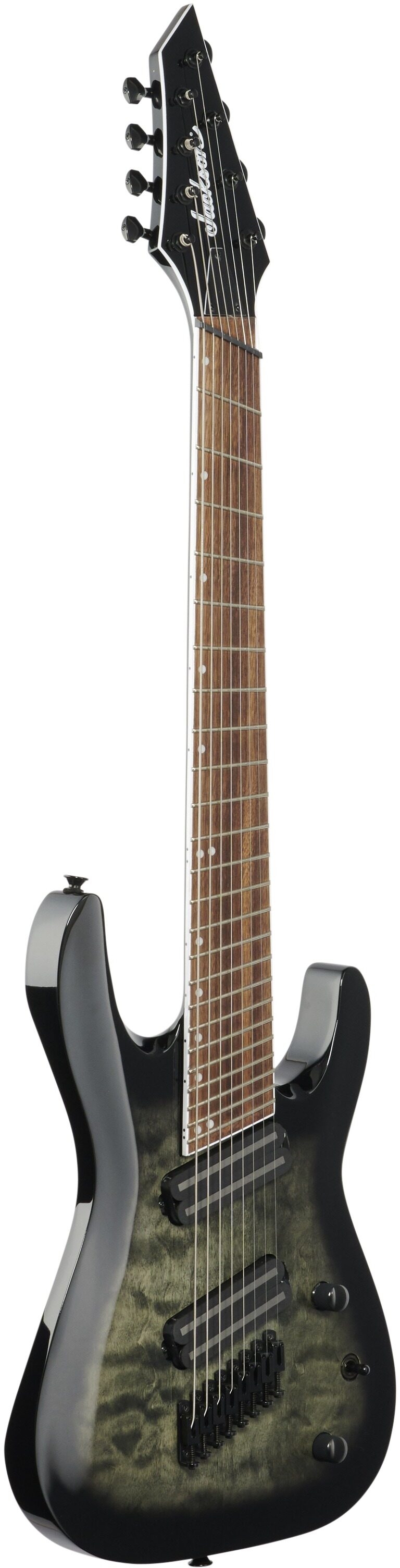 Jackson X Soloist Arch Top SLATX8Q Multi-Scale Electric Guitar, 8-String 6 Jackson X Soloist Arch Top SLATX8Q Multi-Scale Electric Guitar, 8-String