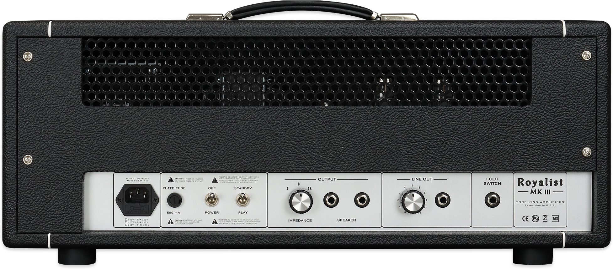 Tone King Royalist MKIII All-Tube Guitar Amplifier Head (40 Watts) 6 Tone King Royalist MKIII All-Tube Guitar Amplifier Head (40 Watts)