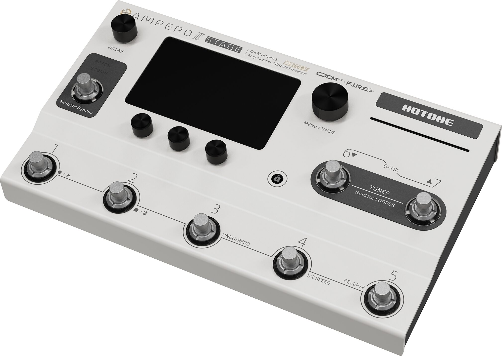Hotone Ampero II Stage Amp Modeler Effects Processor 1 Hotone Ampero II Stage Amp Modeler Effects Processor