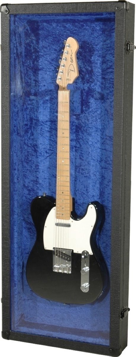 Grundorf GDV4616SV Tolex Guitar Display Case 2 Grundorf GDV4616SV Tolex Guitar Display Case