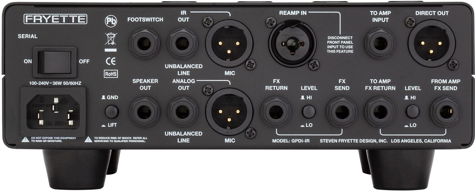 Fryette Valvulator GPDI/IR Direct Recording Tube Amplifier 4 Fryette Valvulator GPDI/IR Direct Recording Tube Amplifier