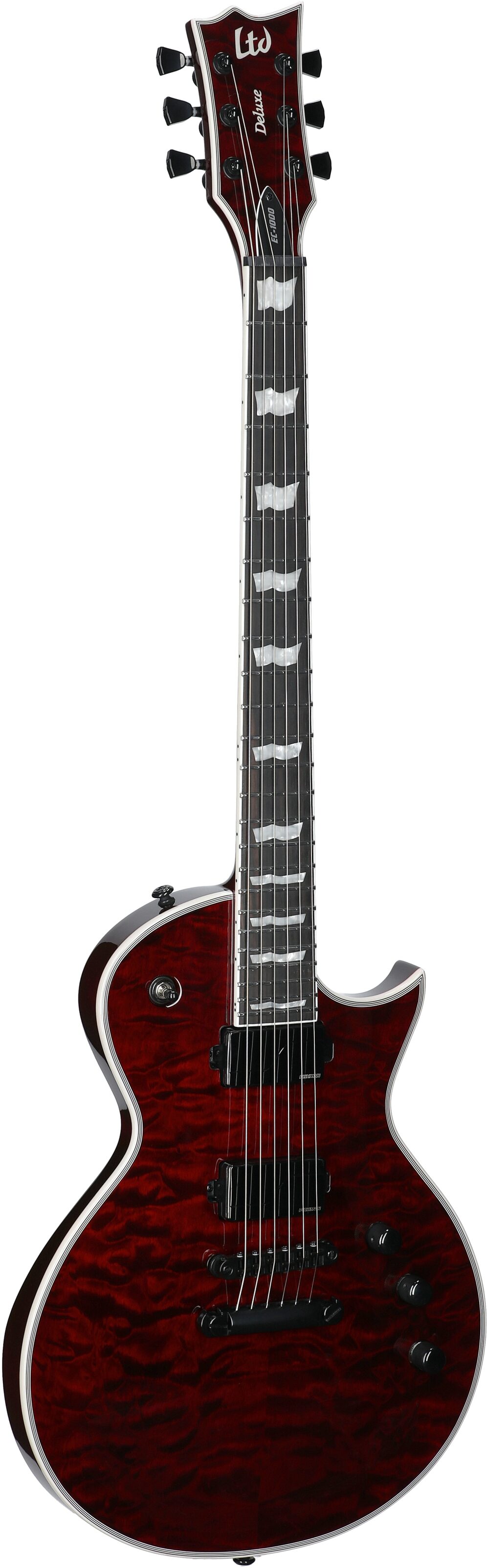 ESP LTD Deluxe EC-1000-QM Electric Guitar 6 ESP LTD Deluxe EC-1000-QM Electric Guitar