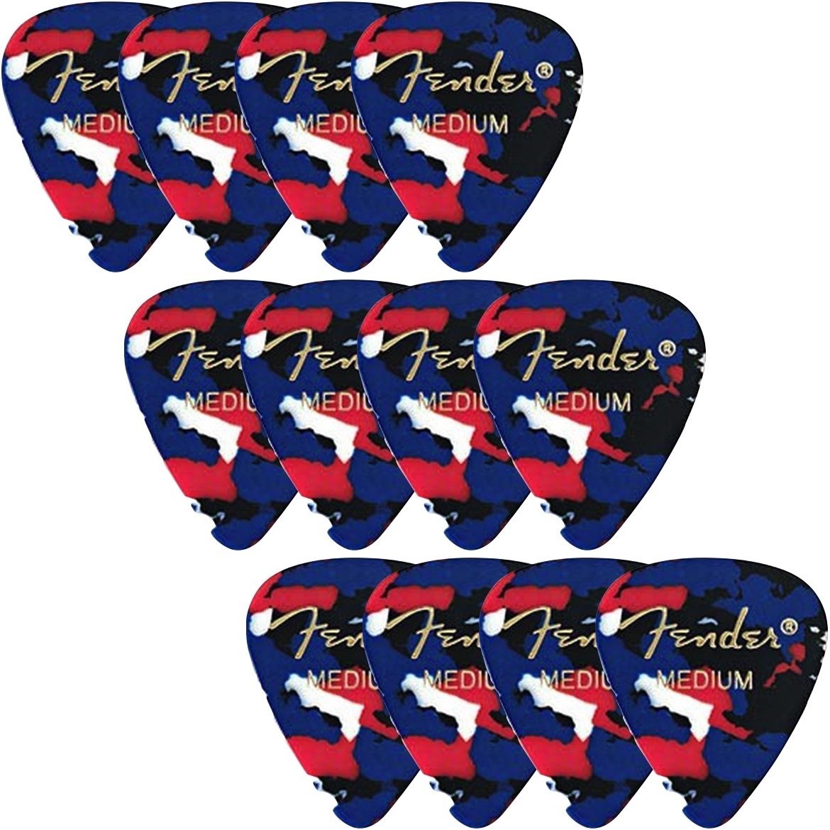 Fender 351 Classic Celluloid Pick (Medium) 1 Fender 351 Classic Celluloid Pick (Medium)