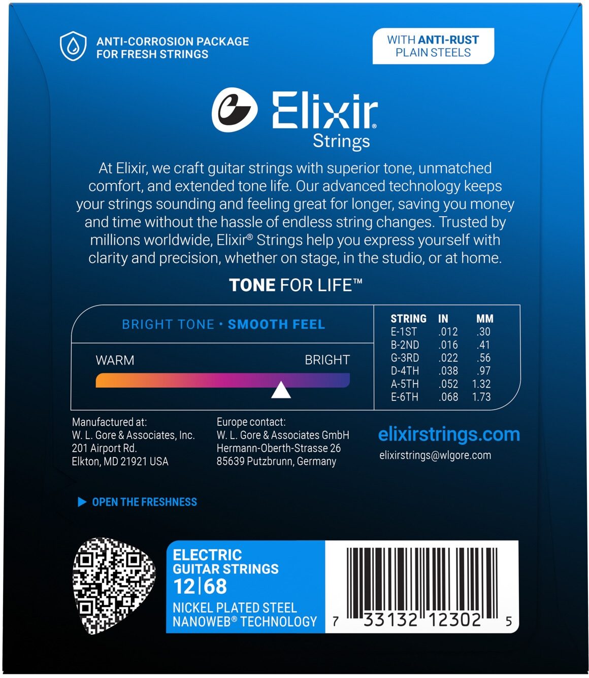 Elixir Nanoweb Electric Baritone Guitar Strings 3 Elixir Nanoweb Electric Baritone Guitar Strings