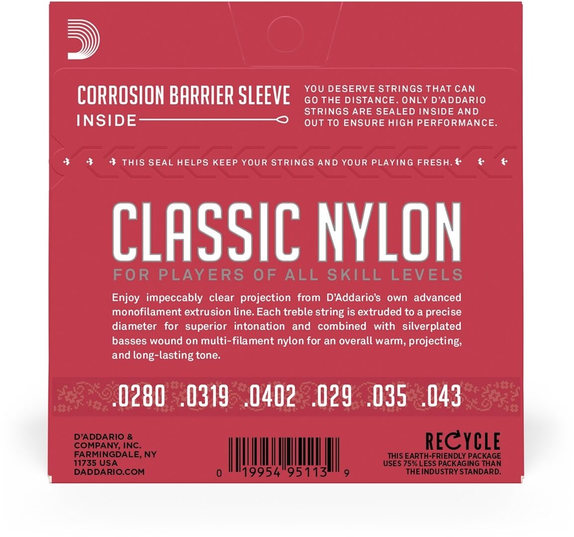 D'Addario EJ27N Normal Tension Classical Guitar Strings 3 D'Addario EJ27N Normal Tension Classical Guitar Strings