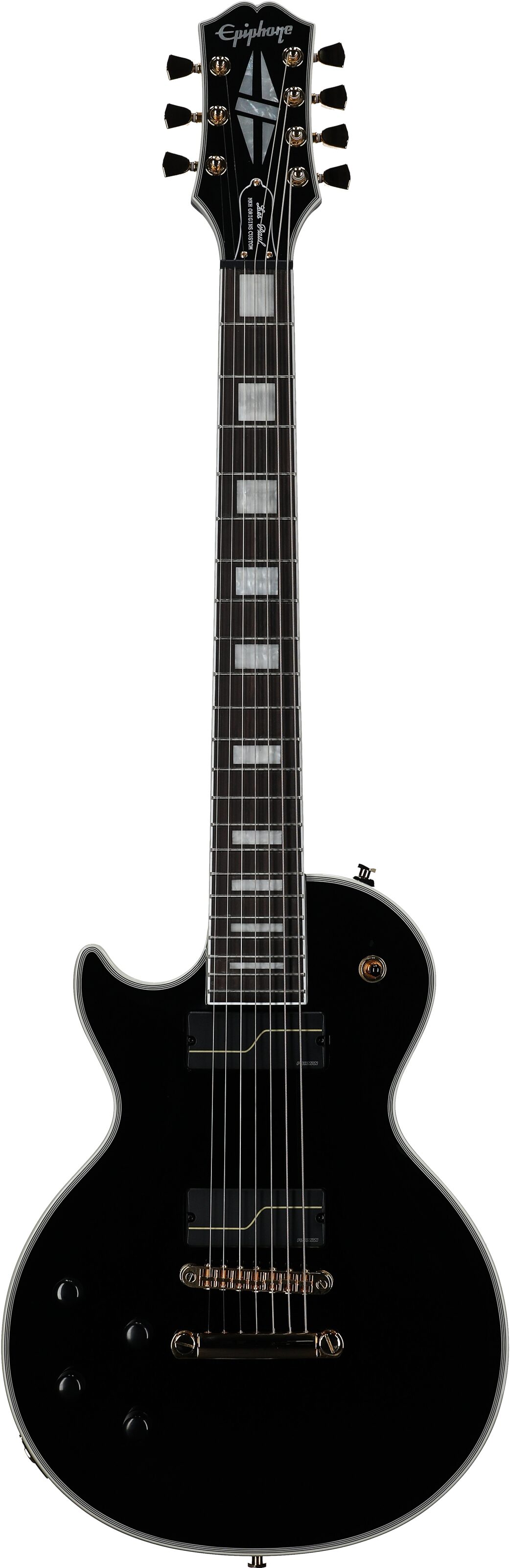 Epiphone Matt Heafy Les Paul Custom Origins Electric Guitar, Left-Handed 7-String (with Case) 2 Epiphone Matt Heafy Les Paul Custom Origins Electric Guitar, Left-Handed 7-String (with Case)
