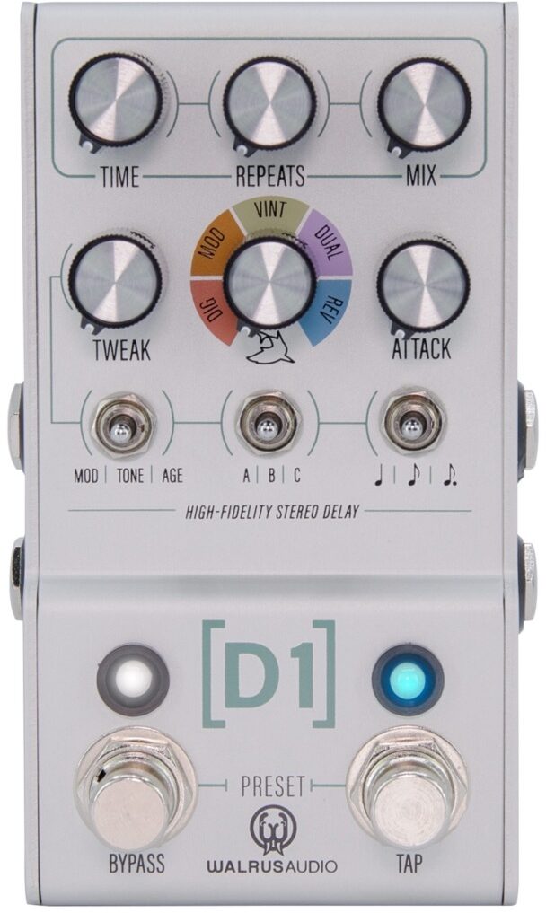Walrus Audio MAKO Series D1 V2 High Fidelity Delay Pedal 1 Walrus Audio MAKO Series D1 V2 High Fidelity Delay Pedal
