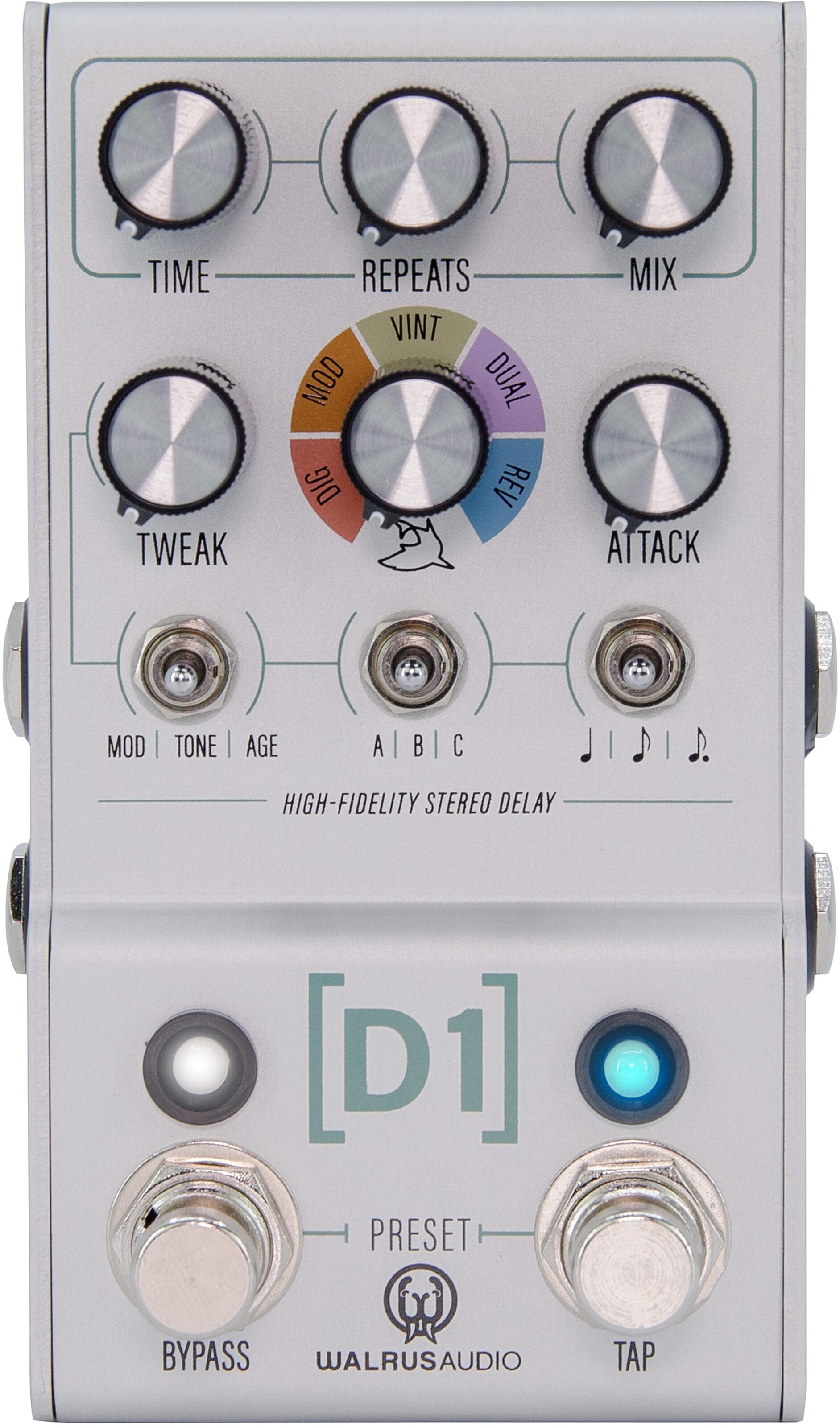 Walrus Audio MAKO Series D1 V2 High Fidelity Delay Pedal 2 Walrus Audio MAKO Series D1 V2 High Fidelity Delay Pedal