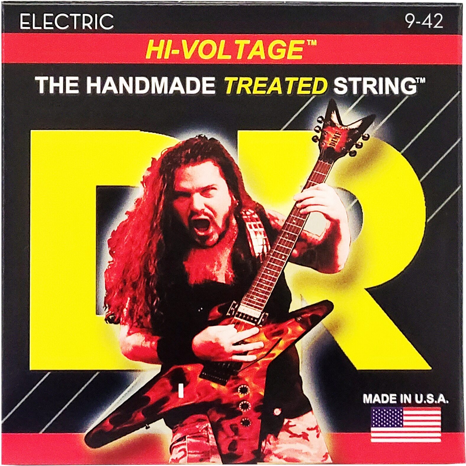DR Strings DBG10 Hi-Voltage Electric Guitar Strings (Medium, 10-46) 1 DR Strings DBG10 Hi-Voltage Electric Guitar Strings (Medium, 10-46)