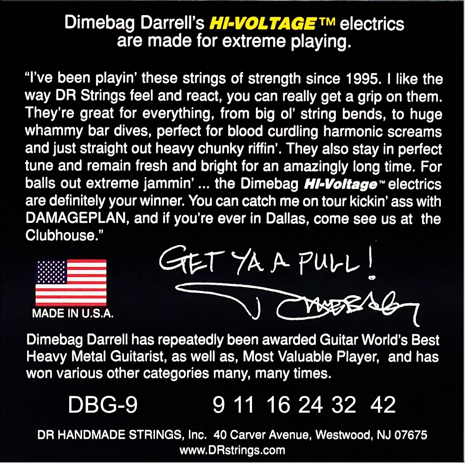 DR Strings DBG10 Hi-Voltage Electric Guitar Strings (Medium, 10-46) 3 DR Strings DBG10 Hi-Voltage Electric Guitar Strings (Medium, 10-46)