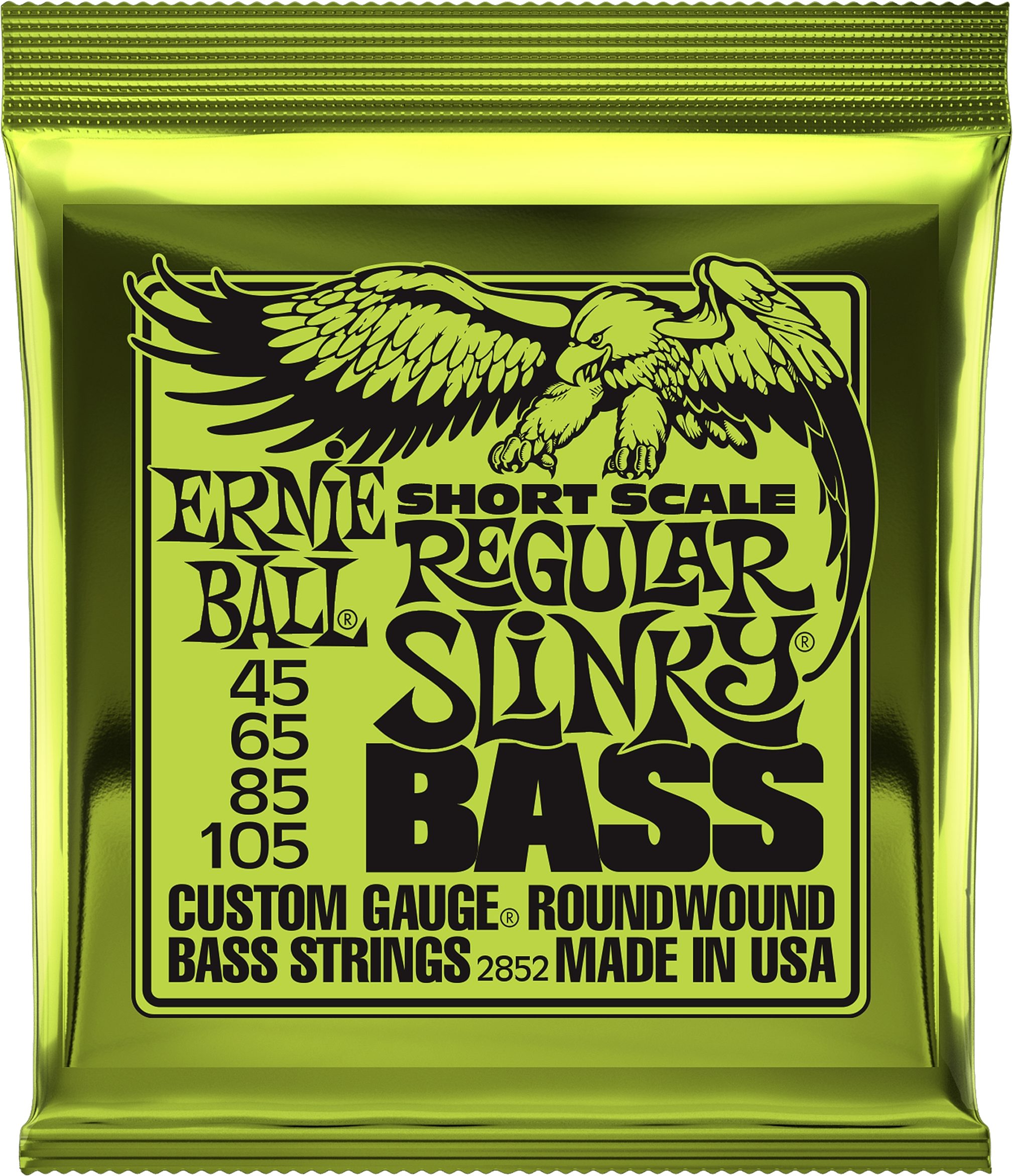 Ernie Ball Regular Slinky Nickel Wound Short Scale Electric Bass Strings