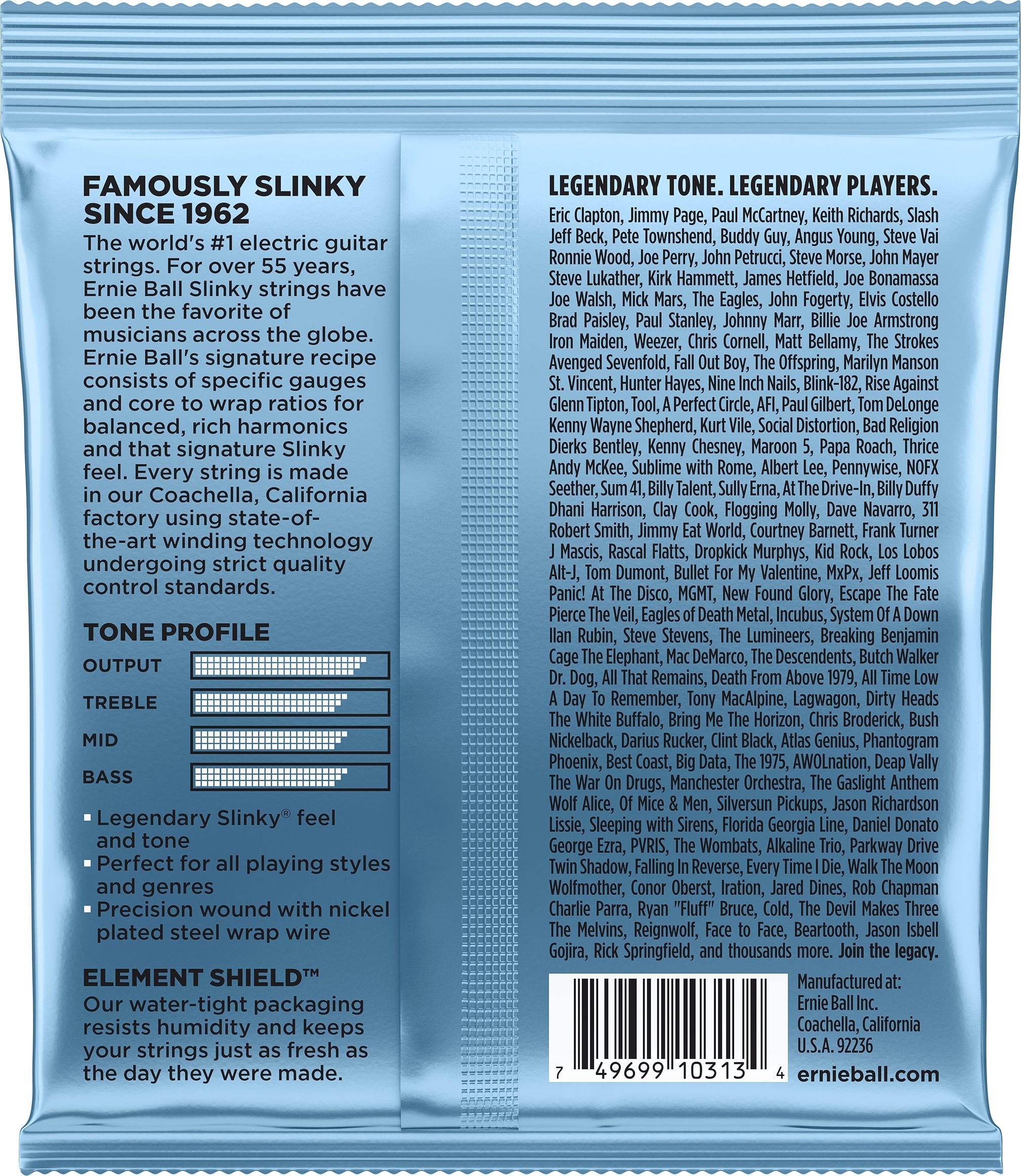 Ernie Ball Primo Slinky Electric Guitar Strings 2 Ernie Ball Primo Slinky Electric Guitar Strings