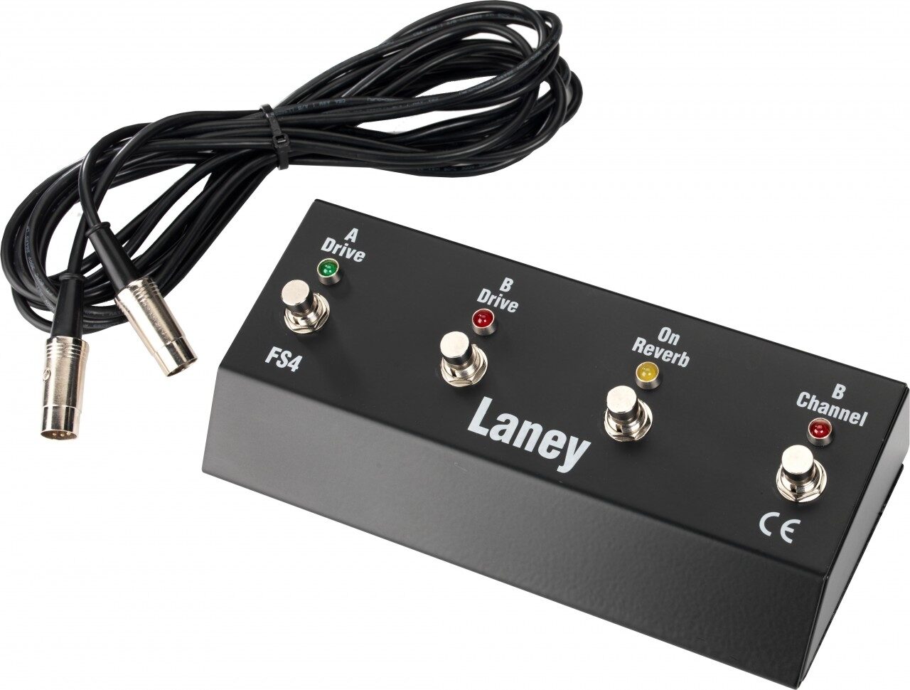 Laney FS4 4-Button Footswitch with LED Indicators 2 Laney FS4 4-Button Footswitch with LED Indicators