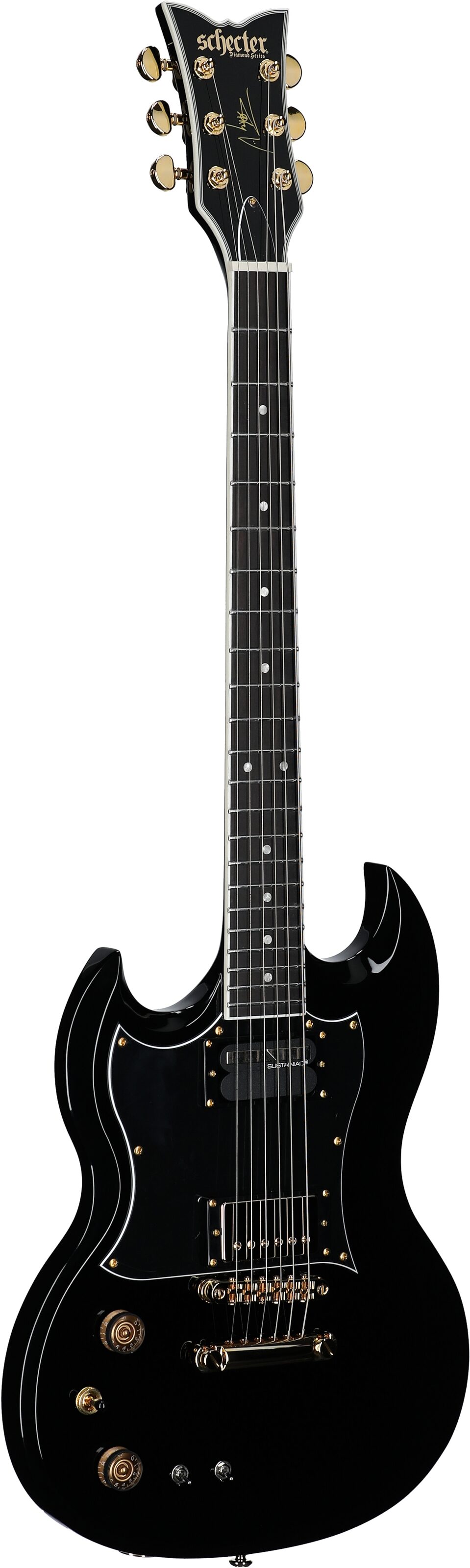 Schecter ZV-H6LLYW66D-S Zacky Vengeance Electric Guitar, Left-Handed 6 Schecter ZV-H6LLYW66D-S Zacky Vengeance Electric Guitar, Left-Handed