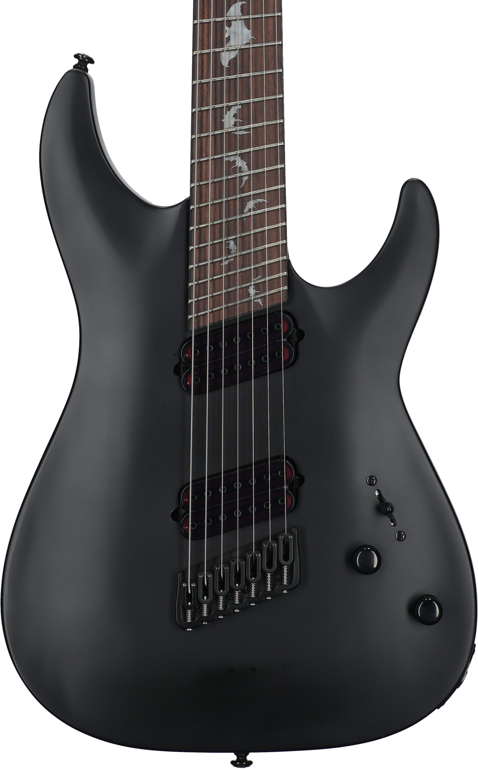 Schecter Damien-7 Multiscale Electric Guitar, 7-String 1 Schecter Damien-7 Multiscale Electric Guitar, 7-String