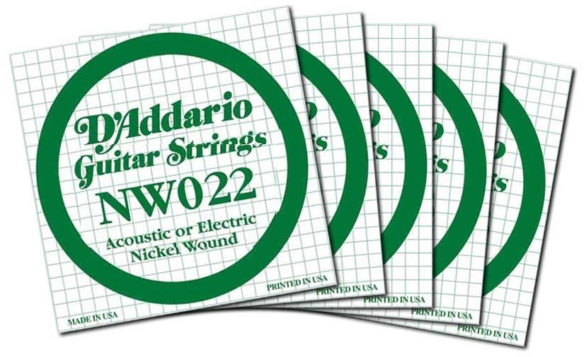 D'Addario Bulk Wound Individual Electric Guitar String