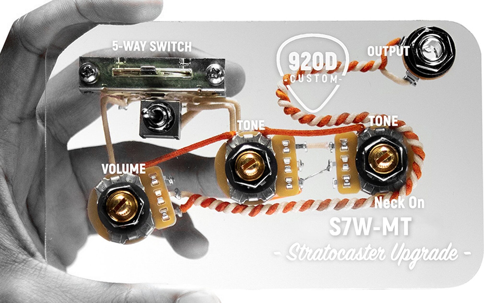 920D Custom S7W-MT 7-Way SSS Wiring Harness Upgrade, With Neck-On Mod