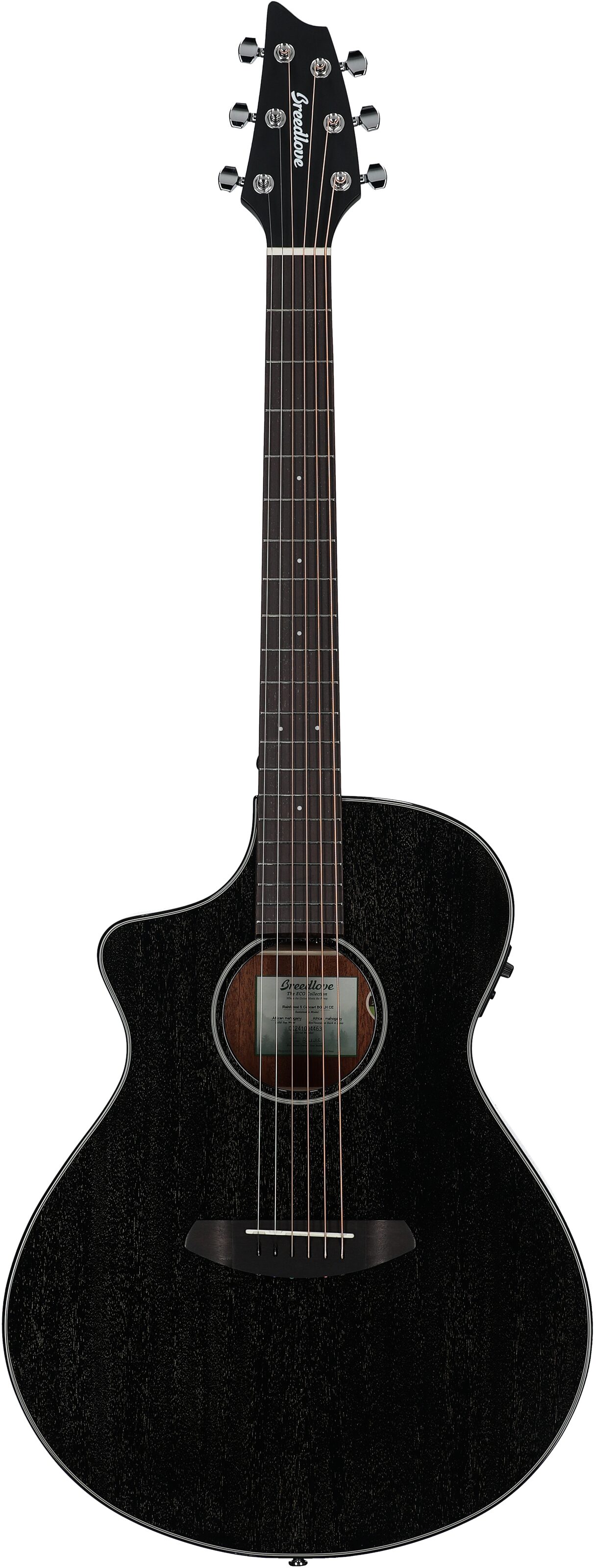 Breedlove Rainforest S Concert CE Acoustic-Electric Guitar, Left-Handed 2 Breedlove Rainforest S Concert CE Acoustic-Electric Guitar, Left-Handed