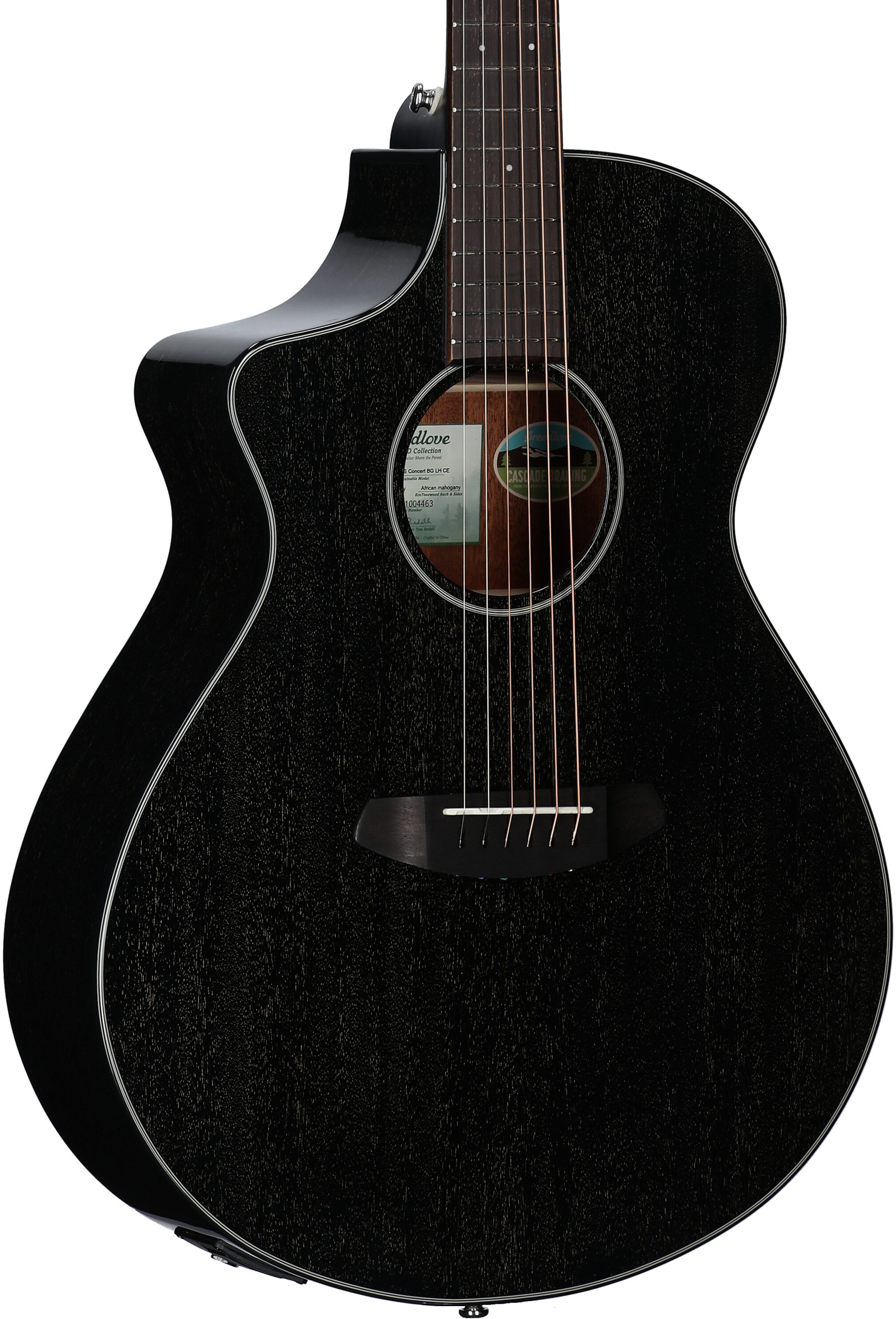 Breedlove Rainforest S Concert CE Acoustic-Electric Guitar, Left-Handed