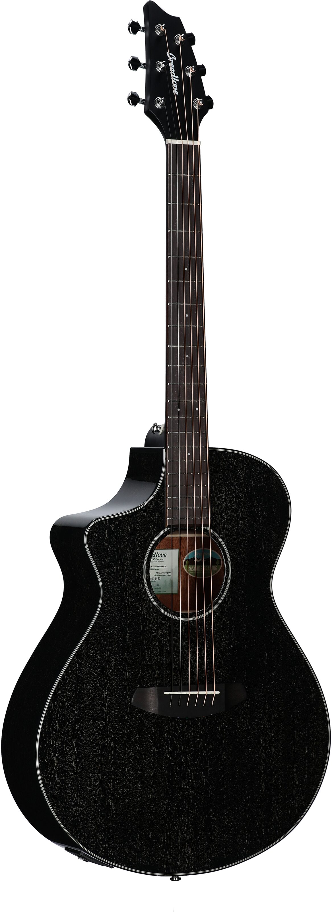 Breedlove Rainforest S Concert CE Acoustic-Electric Guitar, Left-Handed 6 Breedlove Rainforest S Concert CE Acoustic-Electric Guitar, Left-Handed