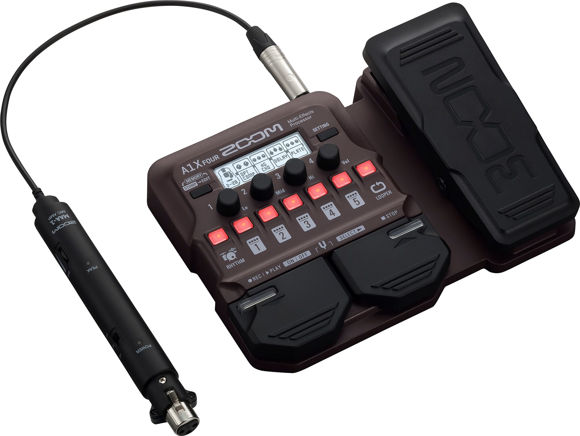 Zoom A1X-FOUR Acoustic Multi-Effects Processor 4 Zoom A1X-FOUR Acoustic Multi-Effects Processor