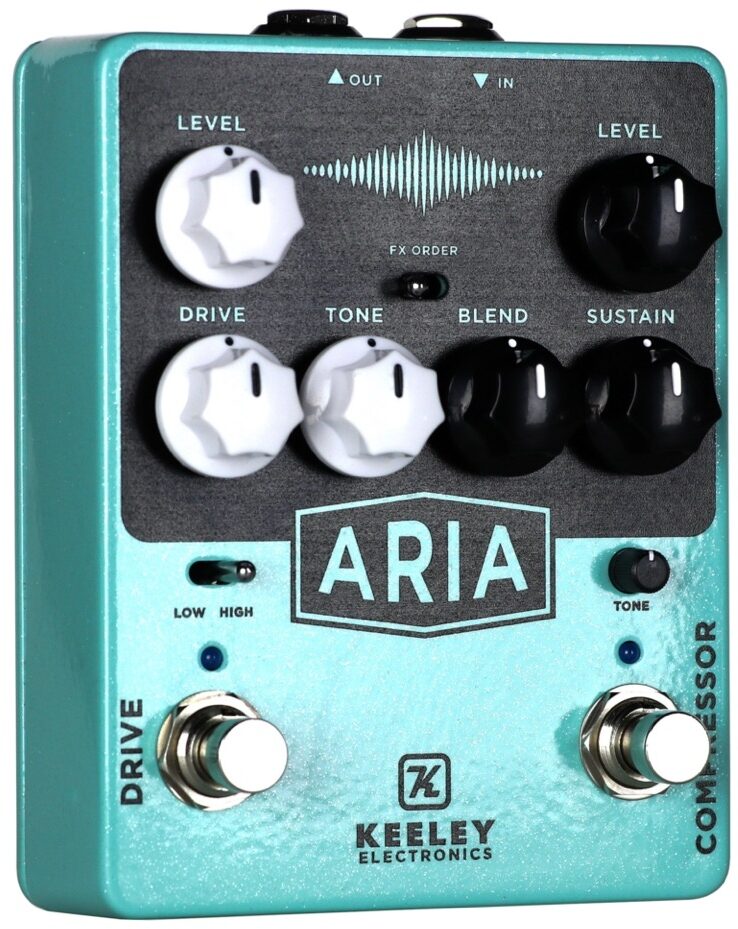 Keeley Aria Compressor and Overdrive Pedal 3 Keeley Aria Compressor and Overdrive Pedal