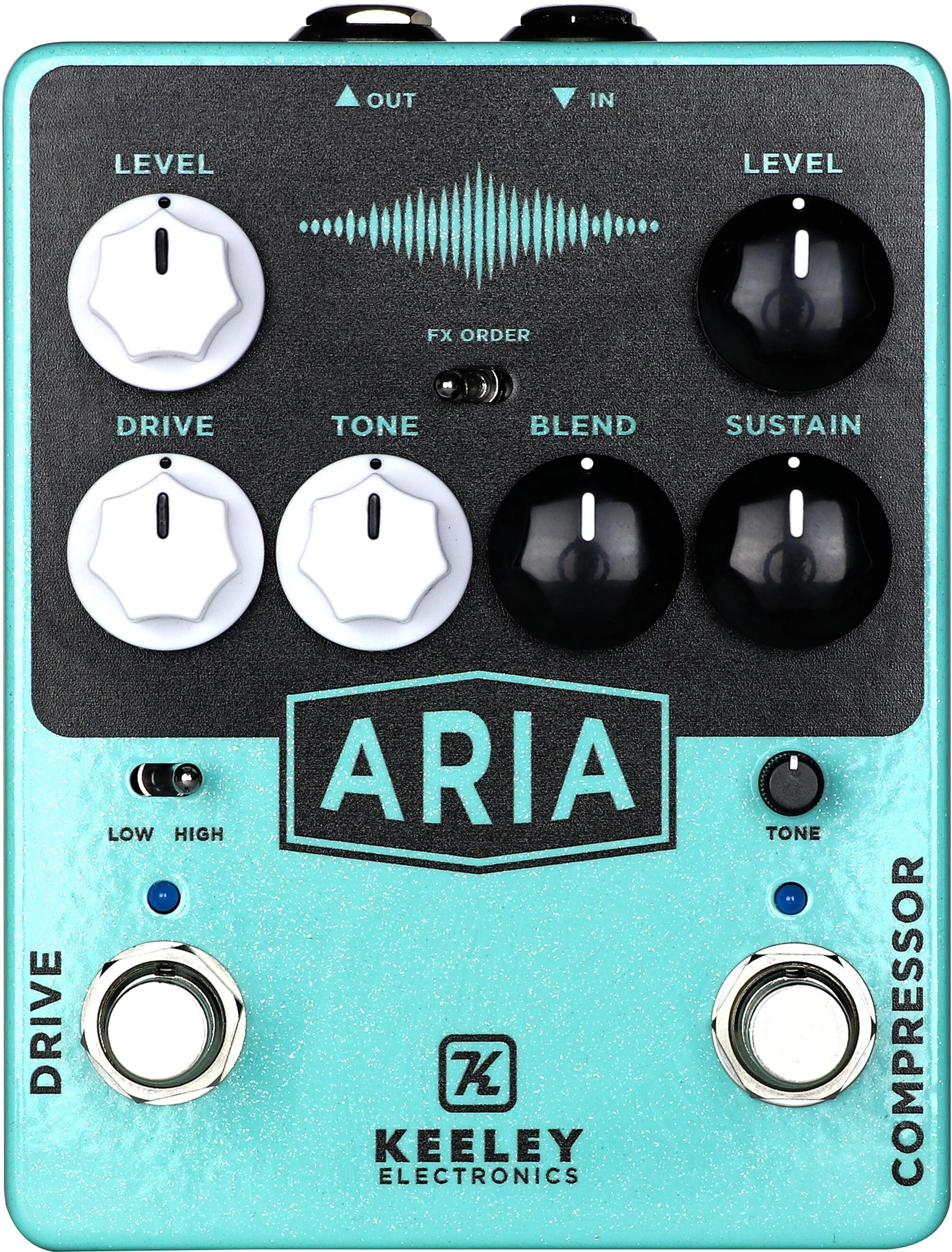 Keeley Aria Compressor and Overdrive Pedal 4 Keeley Aria Compressor and Overdrive Pedal