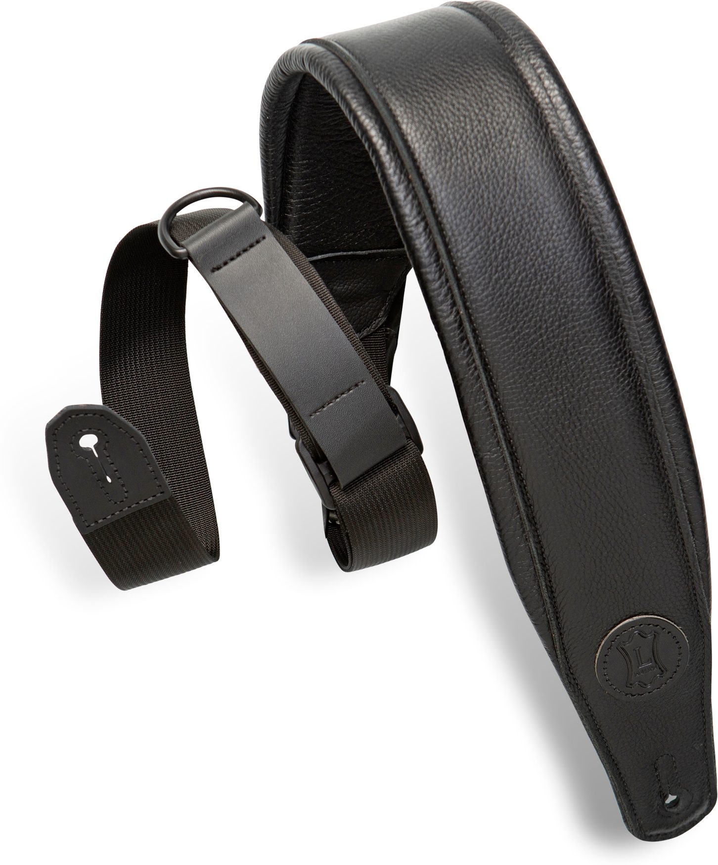 Levy's Right Height Padded Leather Guitar Strap 1 Levy's Right Height Padded Leather Guitar Strap