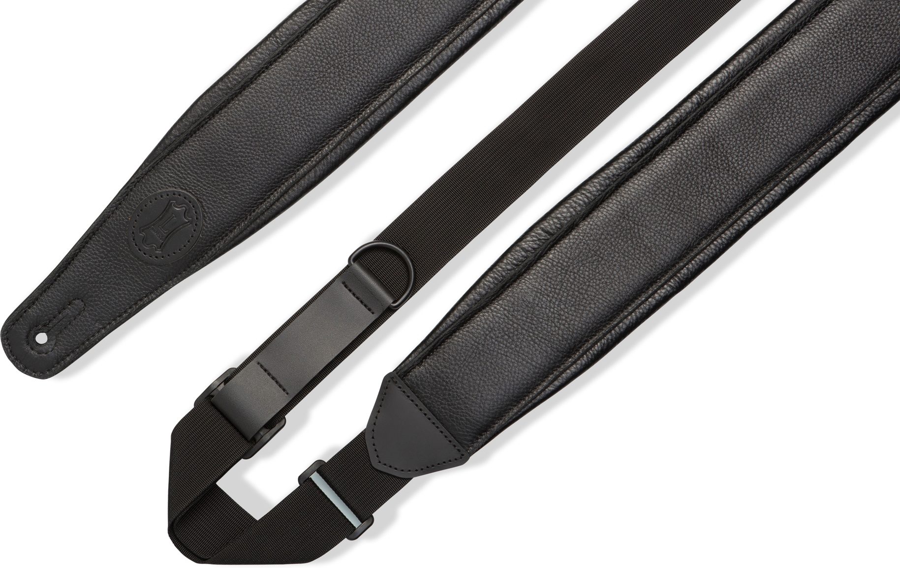 Levy's Right Height Padded Leather Guitar Strap 2 Levy's Right Height Padded Leather Guitar Strap