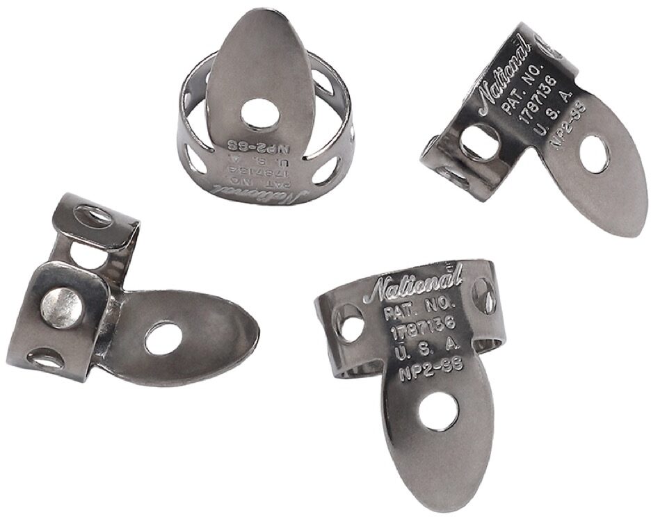 D'Addario National Stainless Steel Finger Picks 1 D'Addario National Stainless Steel Finger Picks
