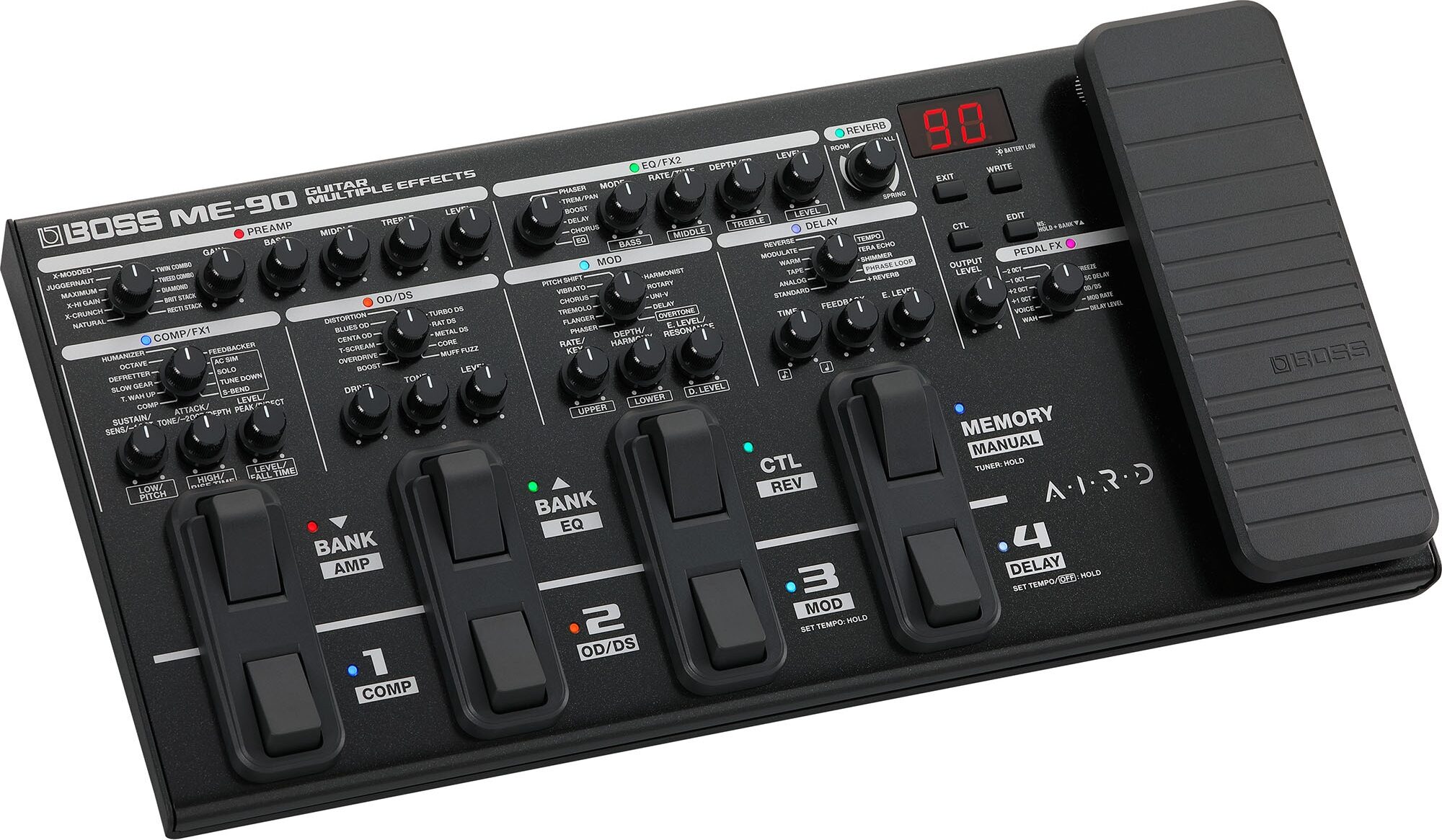 Boss ME-90 Guitar Multi-Effects Processor Pedal 2 Boss ME-90 Guitar Multi-Effects Processor Pedal