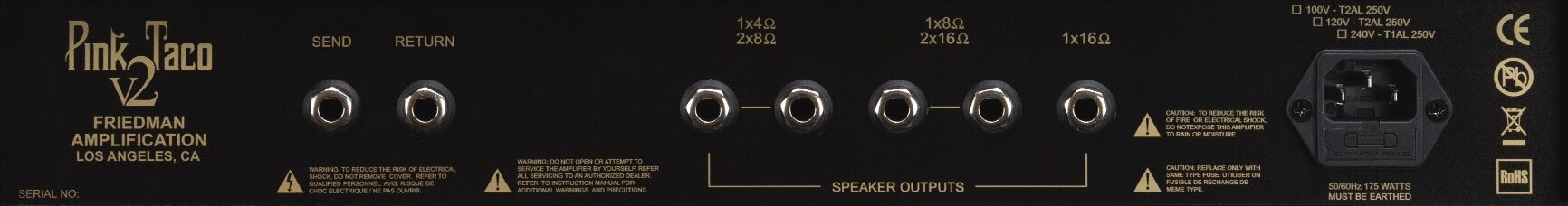 Friedman Pink Taco V2 Guitar Combo Amplifier (20 Watts, 1x12") 6 Friedman Pink Taco V2 Guitar Combo Amplifier (20 Watts, 1x12")