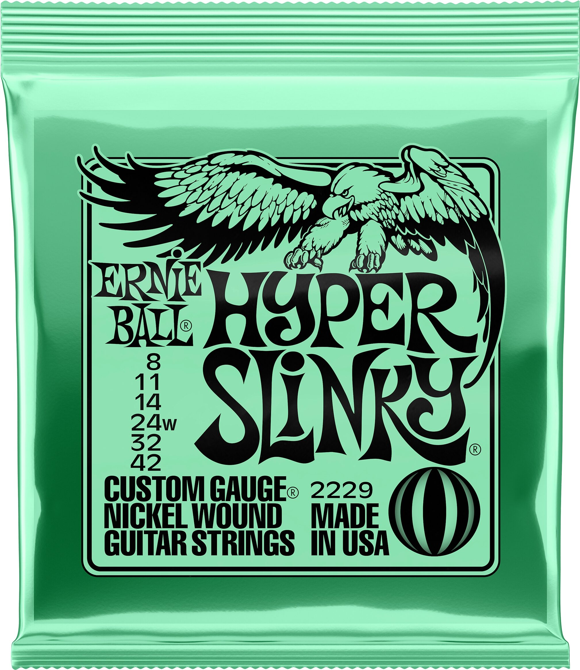 Ernie Ball Hyper Slinky Electric Guitar Strings 1 Ernie Ball Hyper Slinky Electric Guitar Strings