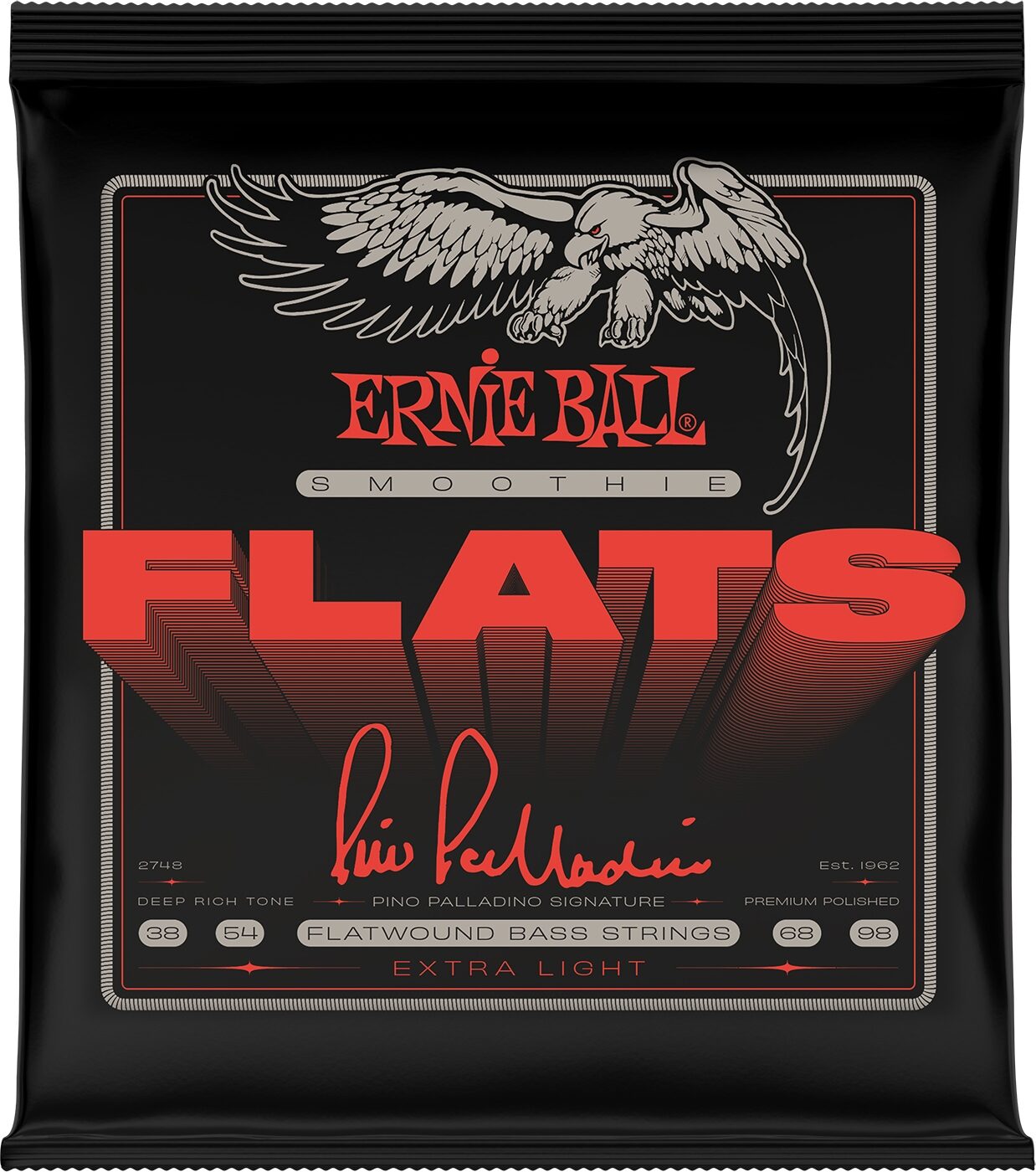 Ernie Ball Pino Palladino Smoothie Flats Electric Bass Strings