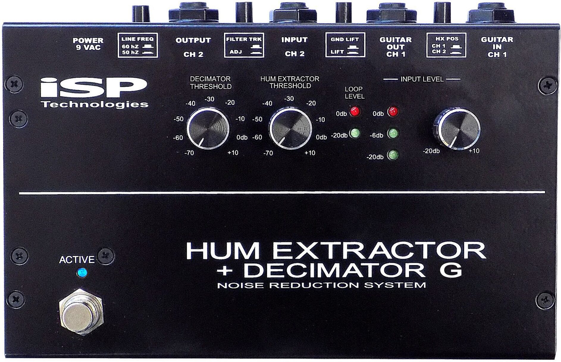 ISP Technologies Hum Extractor 2-Channel Noise Reducer Pedal