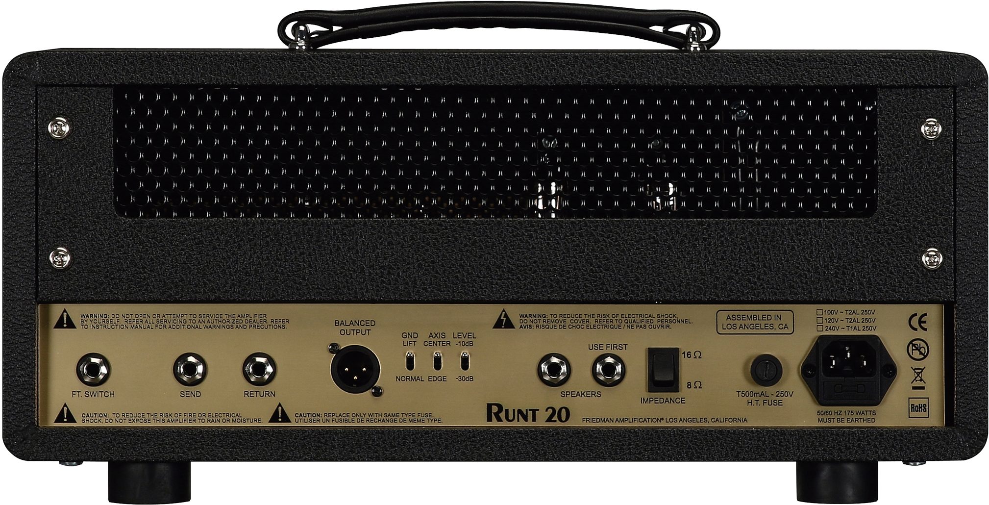Friedman Runt 20 Guitar Amplifier Head (20 Watts) 3 Friedman Runt 20 Guitar Amplifier Head (20 Watts)
