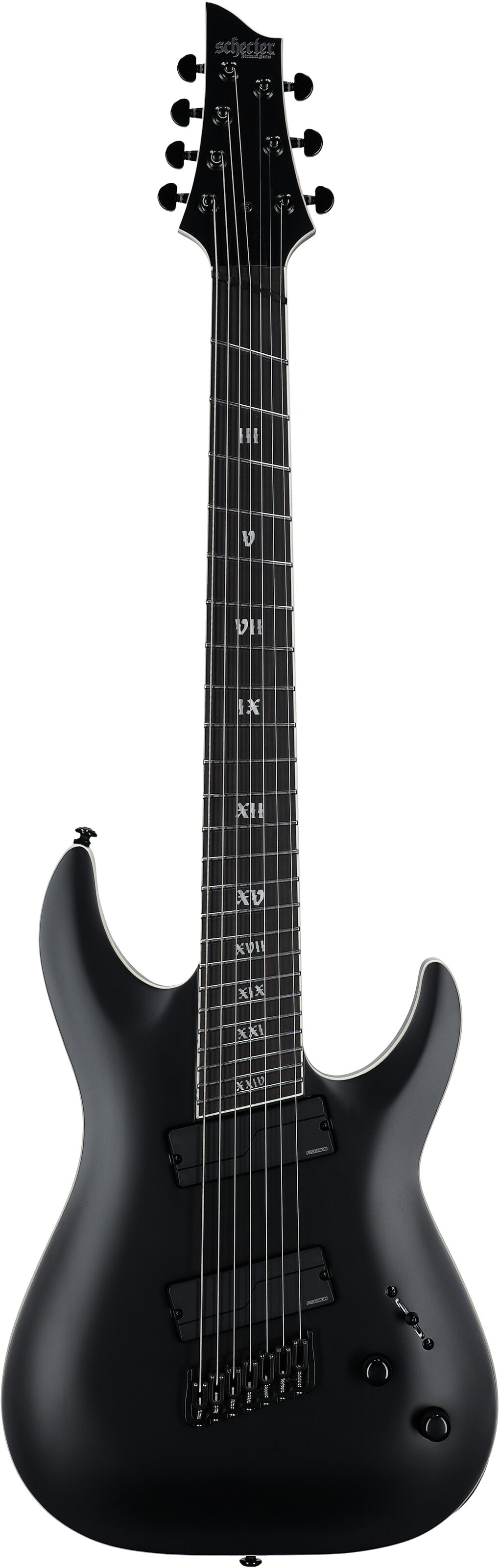 Schecter C-7 Multiscale SLS Elite Evil Twin Electric Guitar 2 Schecter C-7 Multiscale SLS Elite Evil Twin Electric Guitar