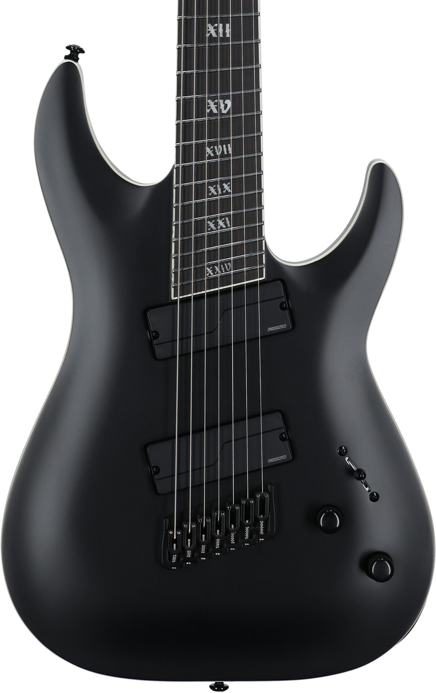 Schecter C-7 Multiscale SLS Elite Evil Twin Electric Guitar 1 Schecter C-7 Multiscale SLS Elite Evil Twin Electric Guitar