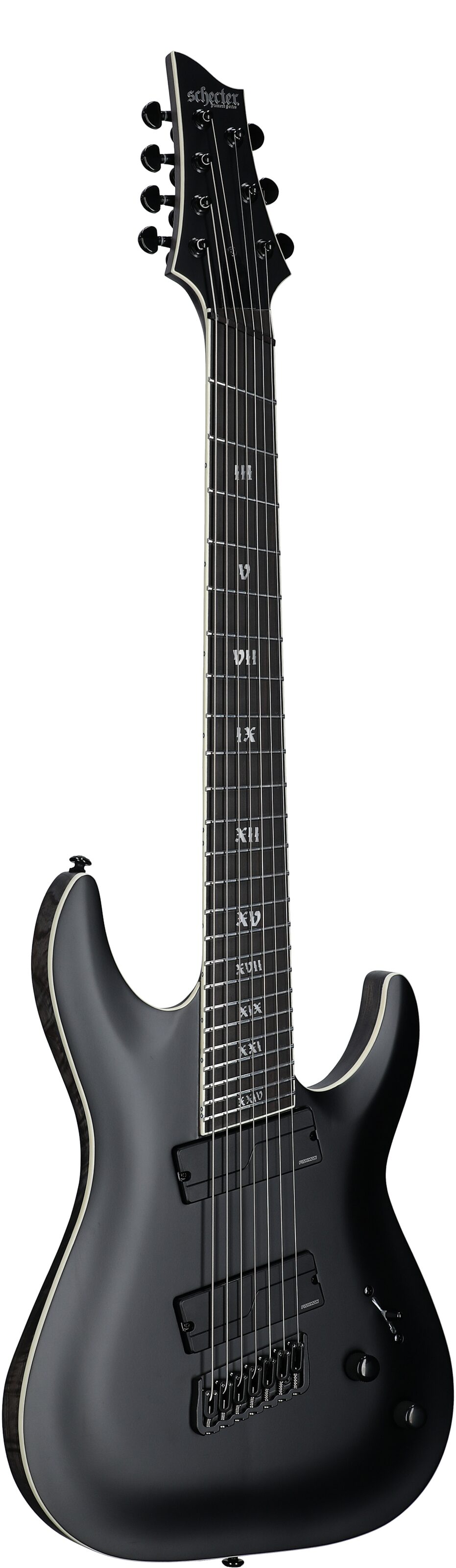Schecter C-7 Multiscale SLS Elite Evil Twin Electric Guitar 6 Schecter C-7 Multiscale SLS Elite Evil Twin Electric Guitar