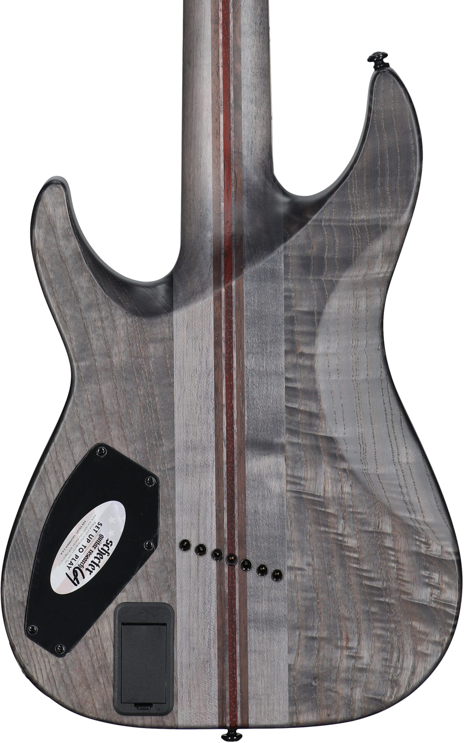 Schecter C-7 Multiscale SLS Elite Evil Twin Electric Guitar 7 Schecter C-7 Multiscale SLS Elite Evil Twin Electric Guitar