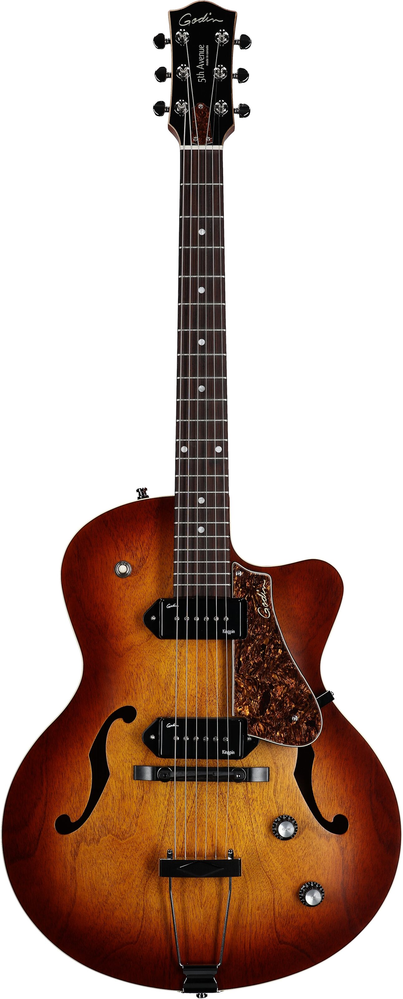 Godin 5th Avenue Kingpin Archtop Electric Guitar 2 Godin 5th Avenue Kingpin Archtop Electric Guitar