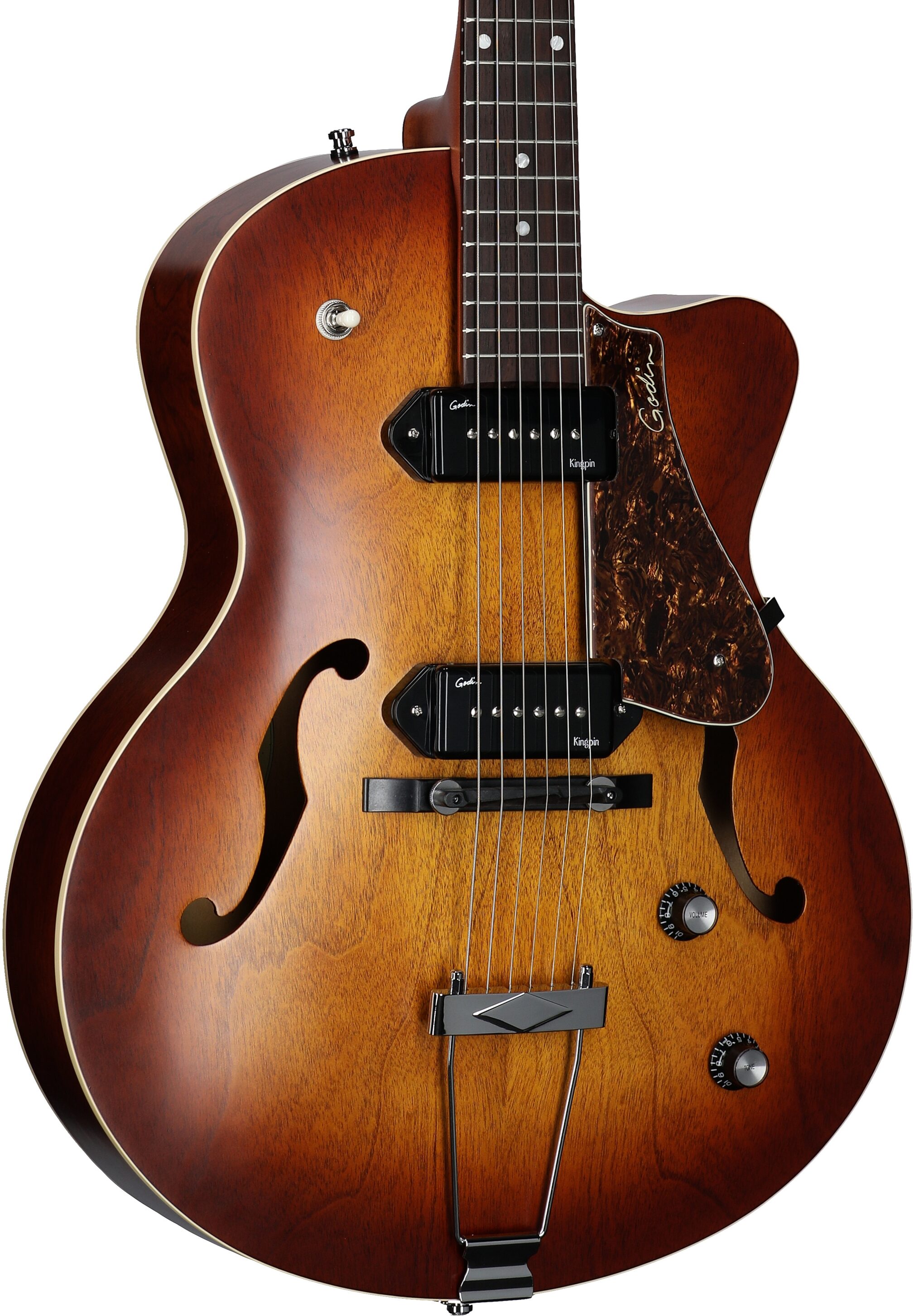 Godin 5th Avenue Kingpin Archtop Electric Guitar 1 Godin 5th Avenue Kingpin Archtop Electric Guitar