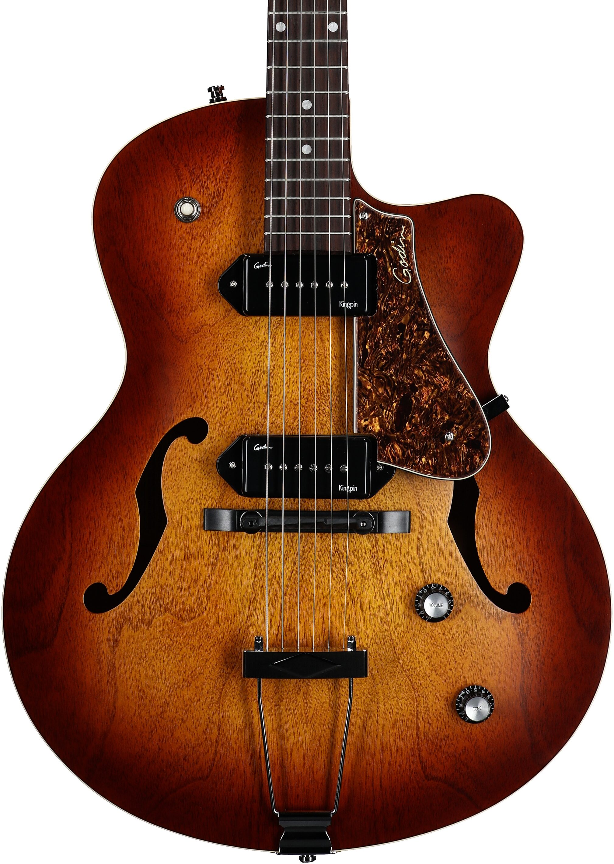 Godin 5th Avenue Kingpin Archtop Electric Guitar 5 Godin 5th Avenue Kingpin Archtop Electric Guitar