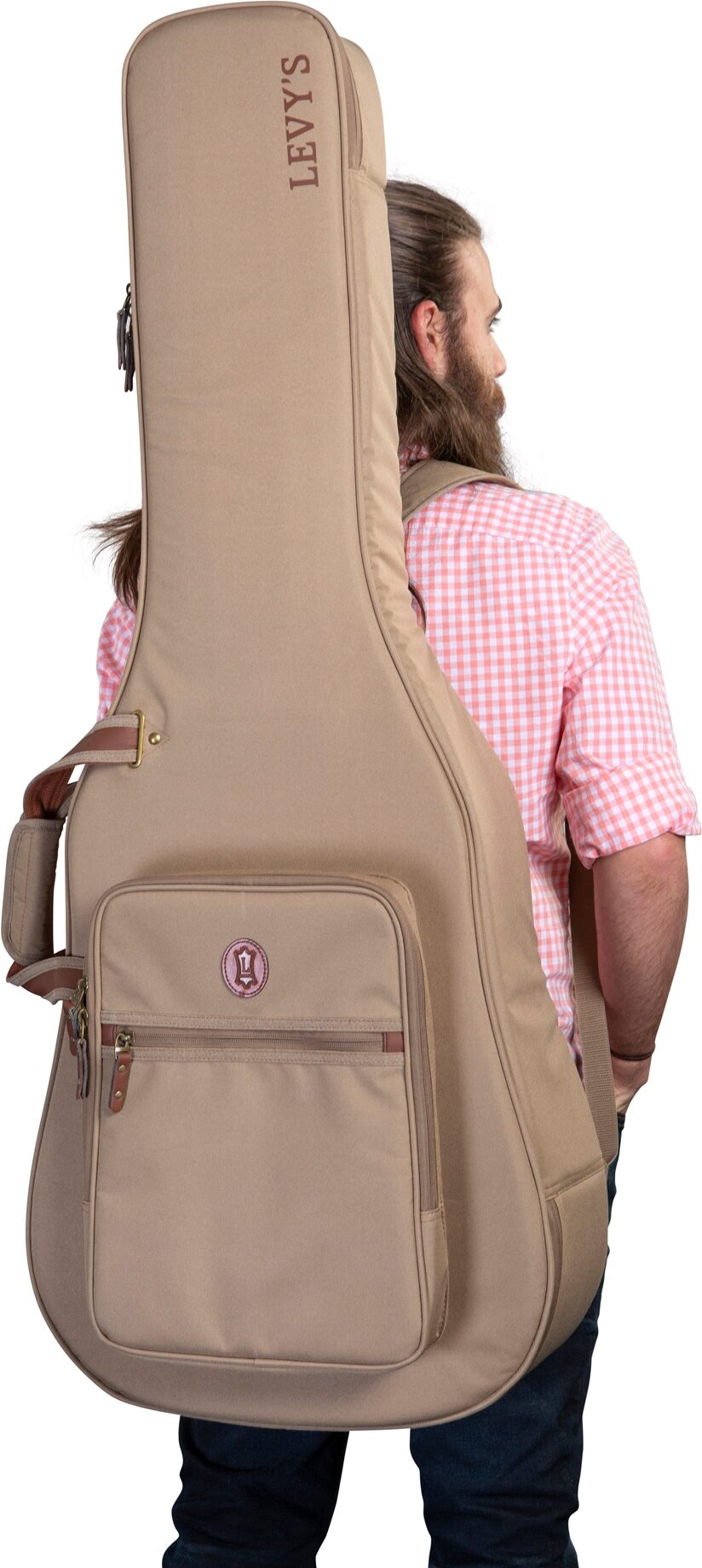 Levy's 200-Series Deluxe Dreadnought Acoustic Guitar Gig Bag 21 Levy's 200-Series Deluxe Dreadnought Acoustic Guitar Gig Bag