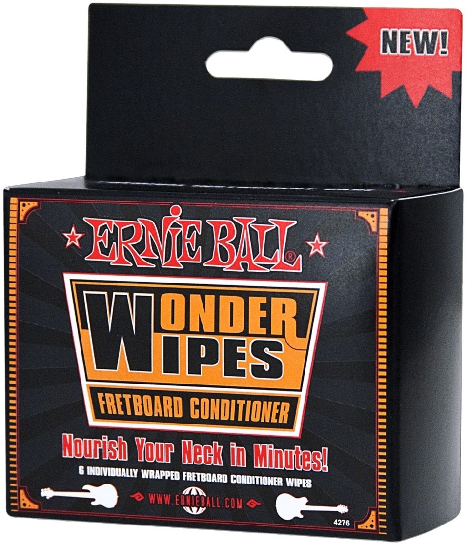 Ernie Ball Wonder Wipes Fretboard Conditioner 6-Pack